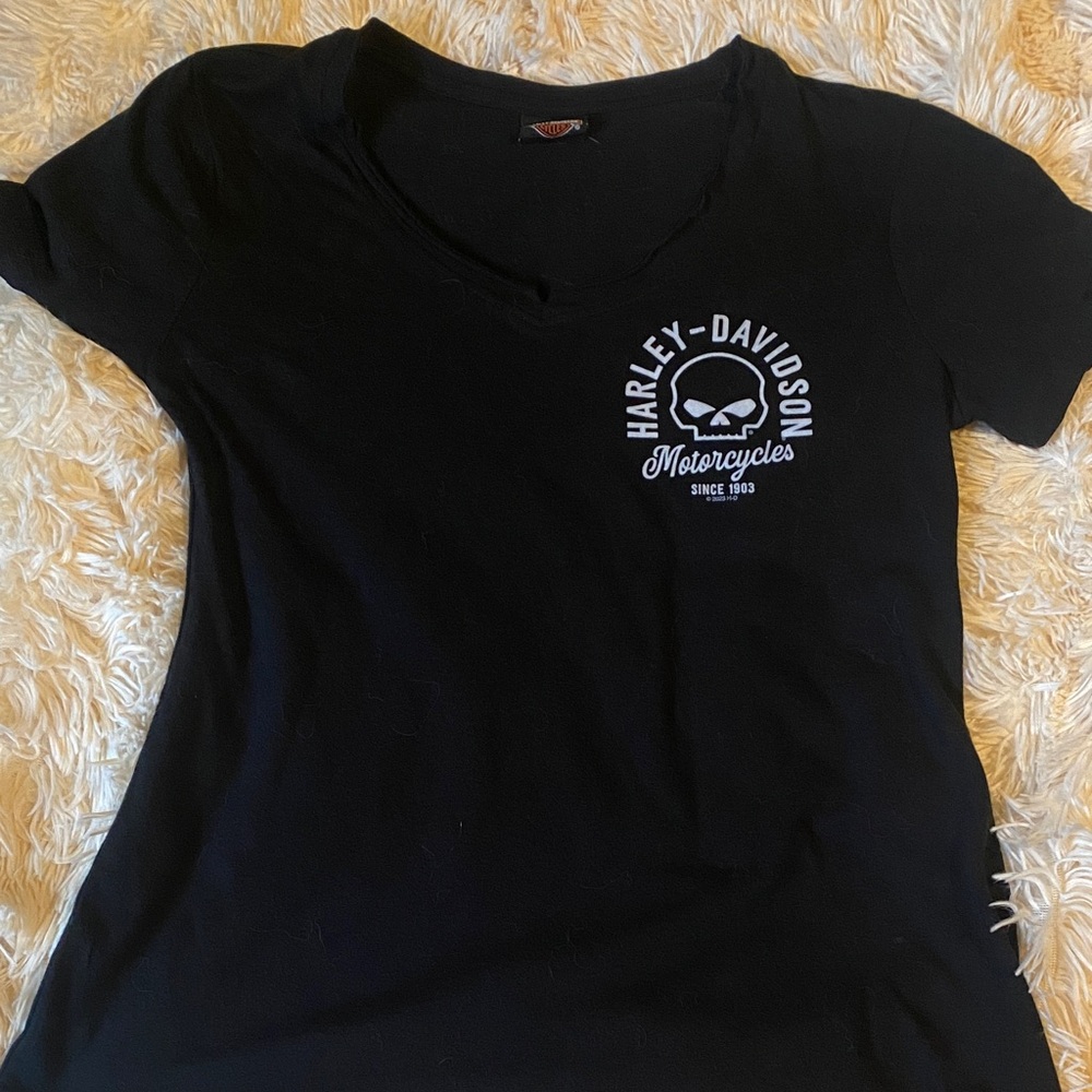 Harley-Davidson Black Tee with Skull Logo